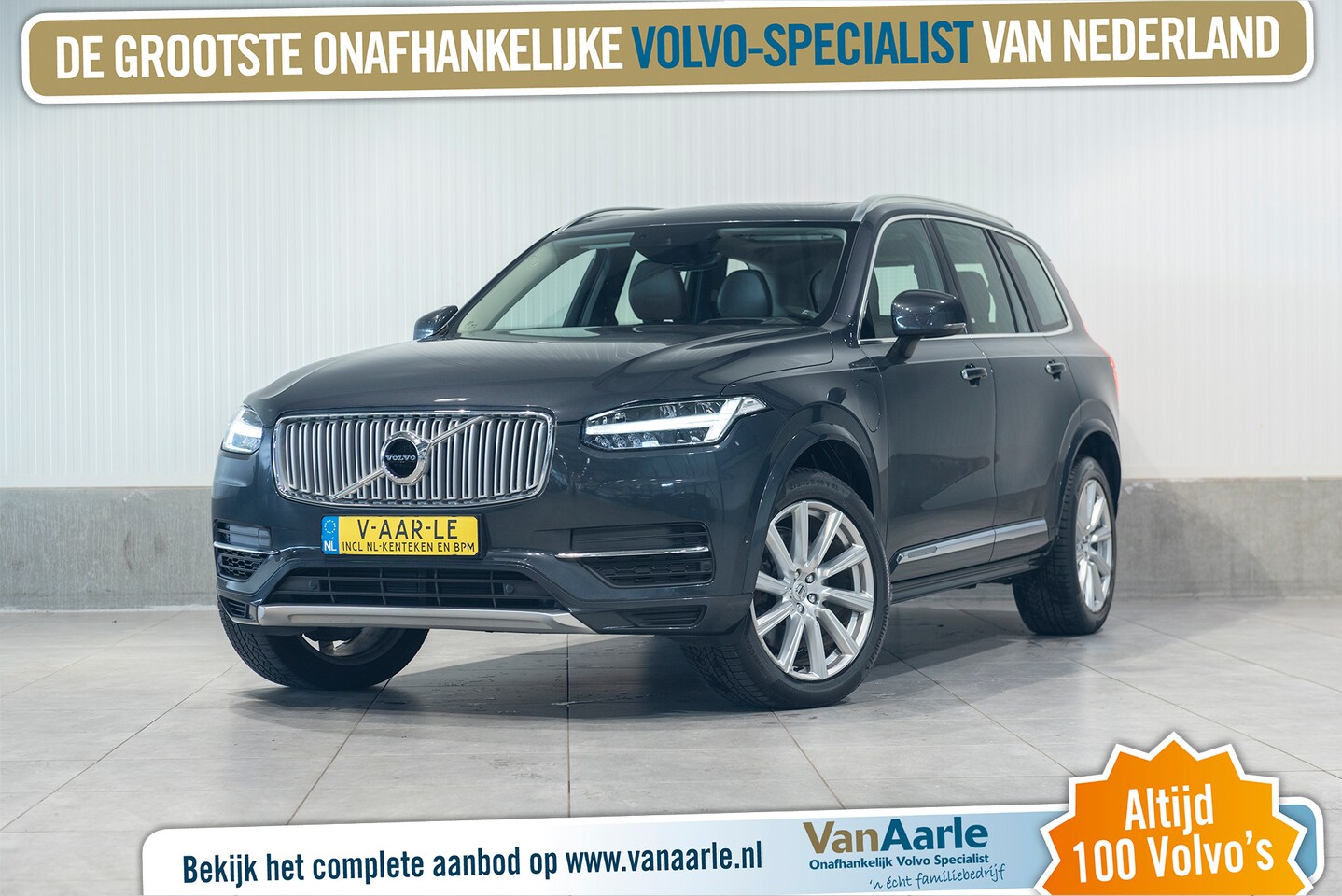 Volvo XC90 - T8 Aut. Inscription Leder Luchtvering Trekhaak Stoelverwarming 390pk - AutoWereld.nl