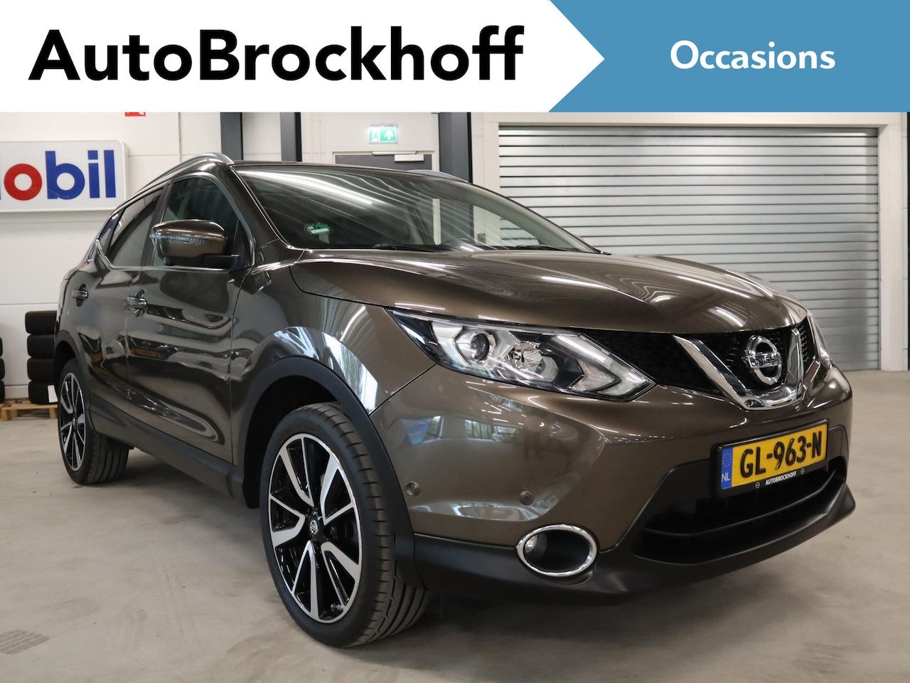 Nissan Qashqai - 1.6 Tekna | Navi | LEDER | Vooruit & Stoelverwarming | 360 AVM | Panorama dak | Trekhaak | - AutoWereld.nl