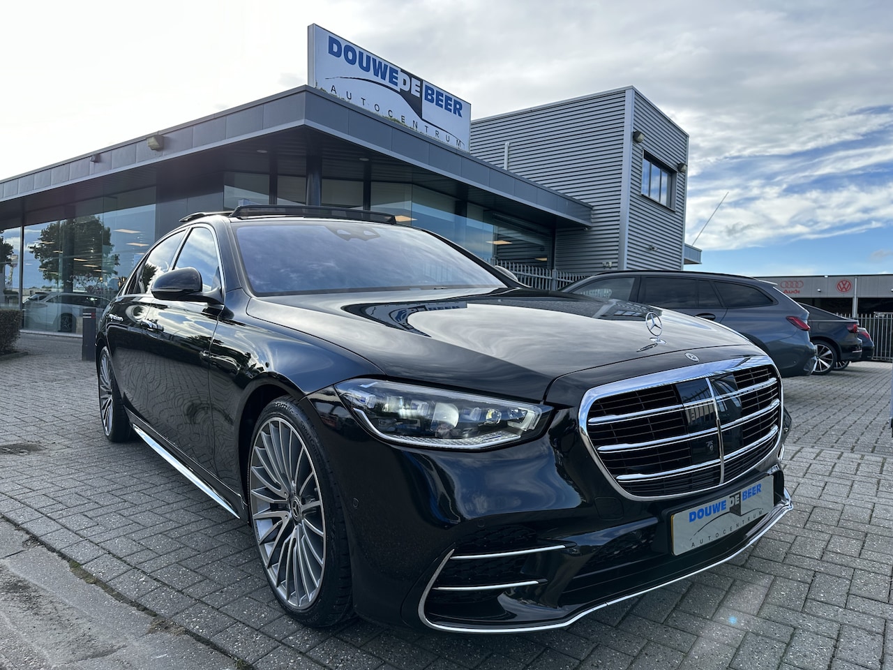 Mercedes-Benz S-klasse - 580 e Lang AMG Line Distronic|HUD|Burmester|Chauffeur-pakket|Pano - AutoWereld.nl