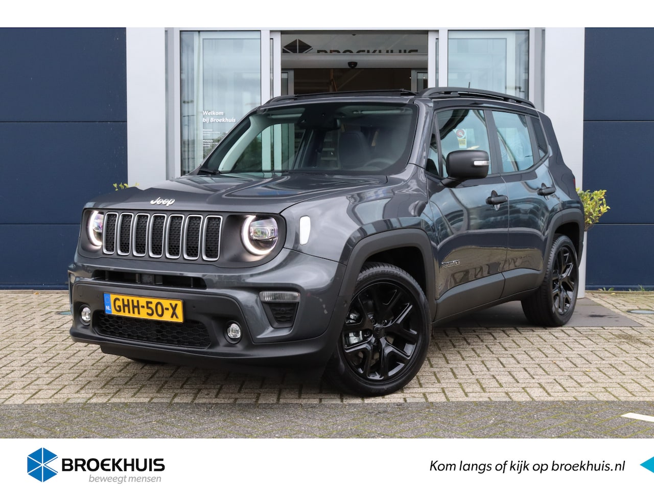 Jeep Renegade - 1.5T e-Hybrid Summit | Schuif/kantel dak | Camera | ACC | Stuur + Stuur verwarming - AutoWereld.nl