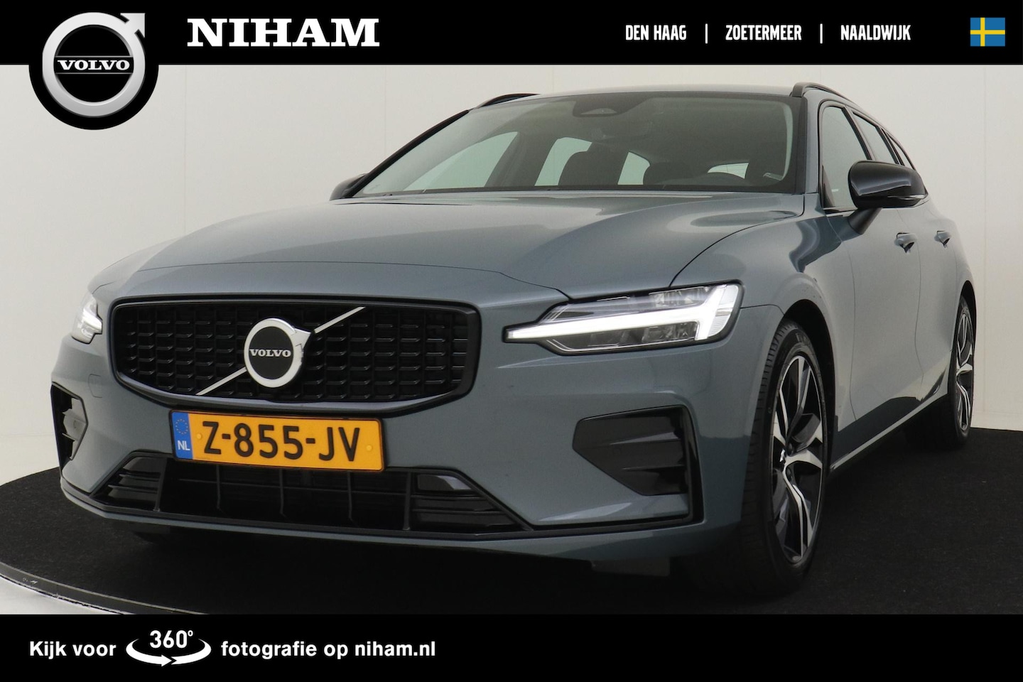 Volvo V60 - B4 (M-HYBRID) PLUS DARK -CAMERA|ADAP.CRUISE|POWER-SEATS|TREKHAAK - AutoWereld.nl