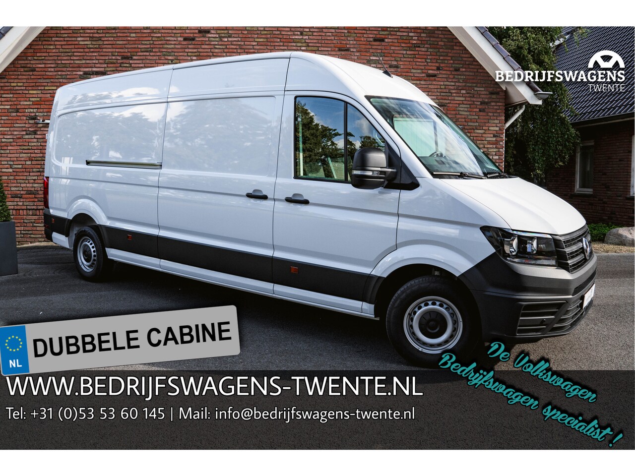 Volkswagen Crafter - 2.0 TDI 140PK Automaat L4H3 PDC V+A | 3 zits. | Bluetooth | Cruise Controle | - AutoWereld.nl