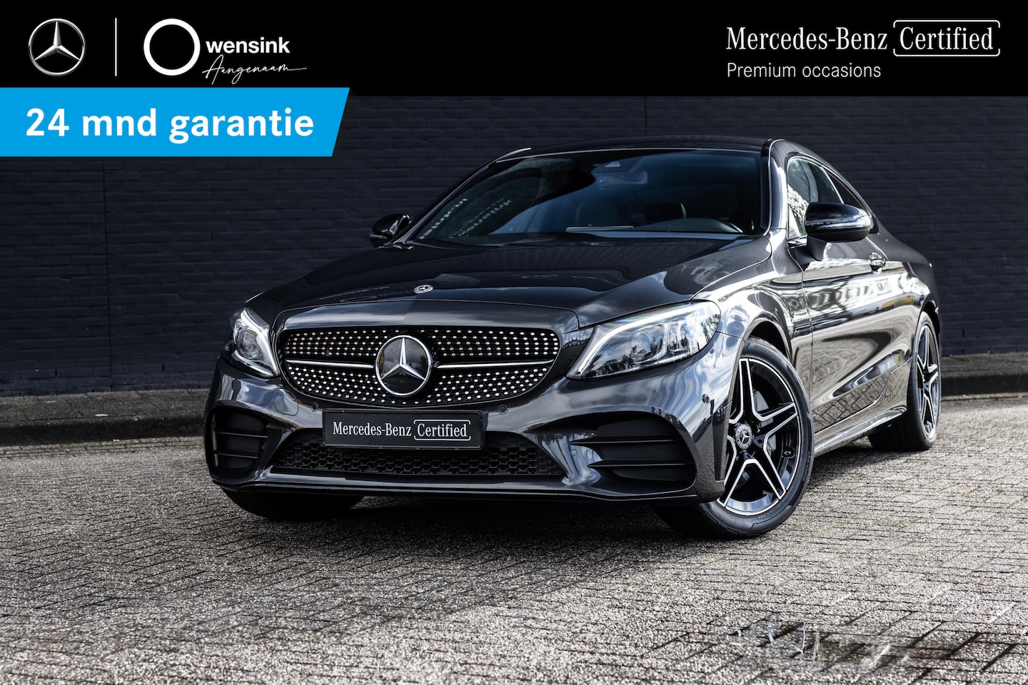 Mercedes-Benz C-klasse Coupé - 300 Premium Pack AMG-line | Night pakket | Apple Carplay | Trekhaak | Multibeam | Sfeerver - AutoWereld.nl