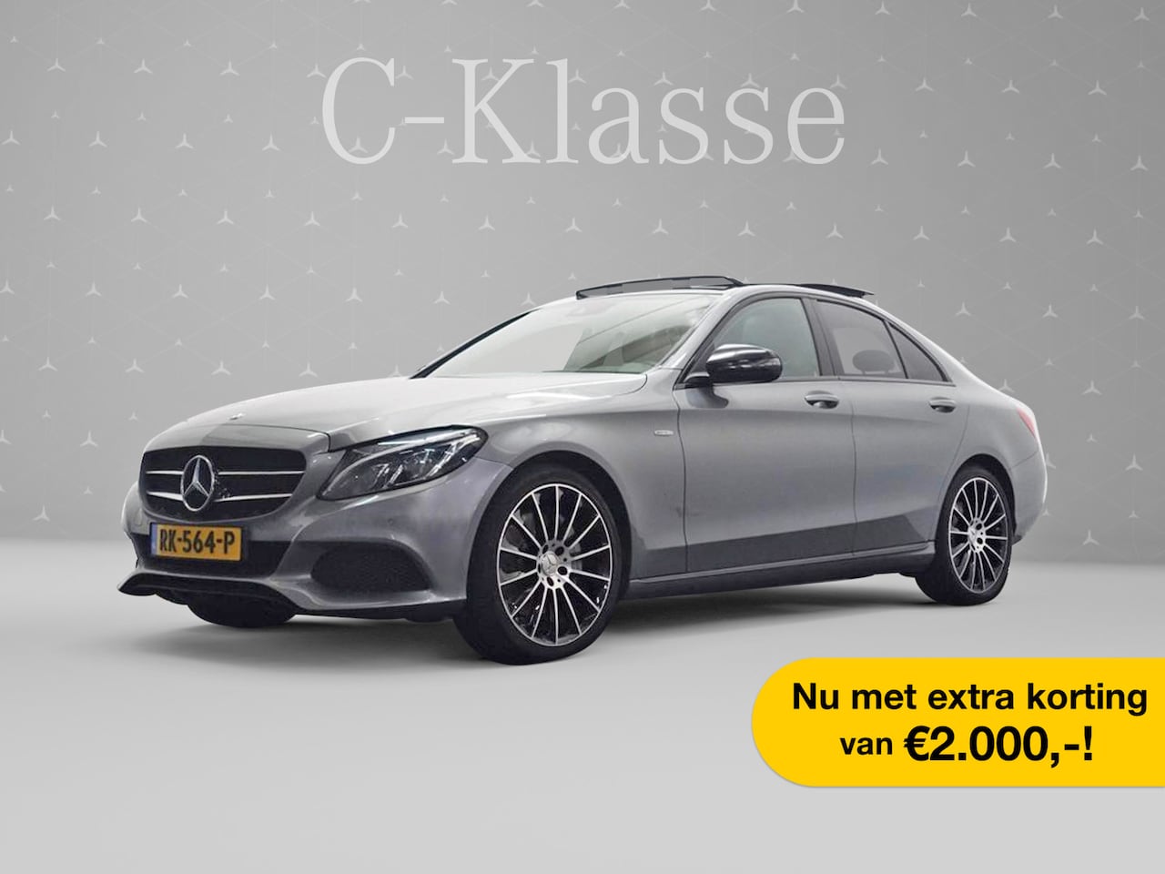 Mercedes-Benz C-klasse - 180 Amg Prestige Aut- Burmester I Panodak I Xenon Led I Lane Assist I Clima I Stoel vrw - AutoWereld.nl