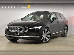 Volvo V90 - T6 350PK Recharge AWD Ultimate Bright / Luchtvering / Nappa Leder met Ventilatie / 20'' ve