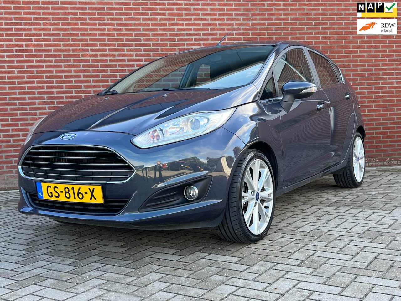 Ford Fiesta - 1.0 EcoBoost Titanium 5-deurs / Airco / 101 pk - AutoWereld.nl