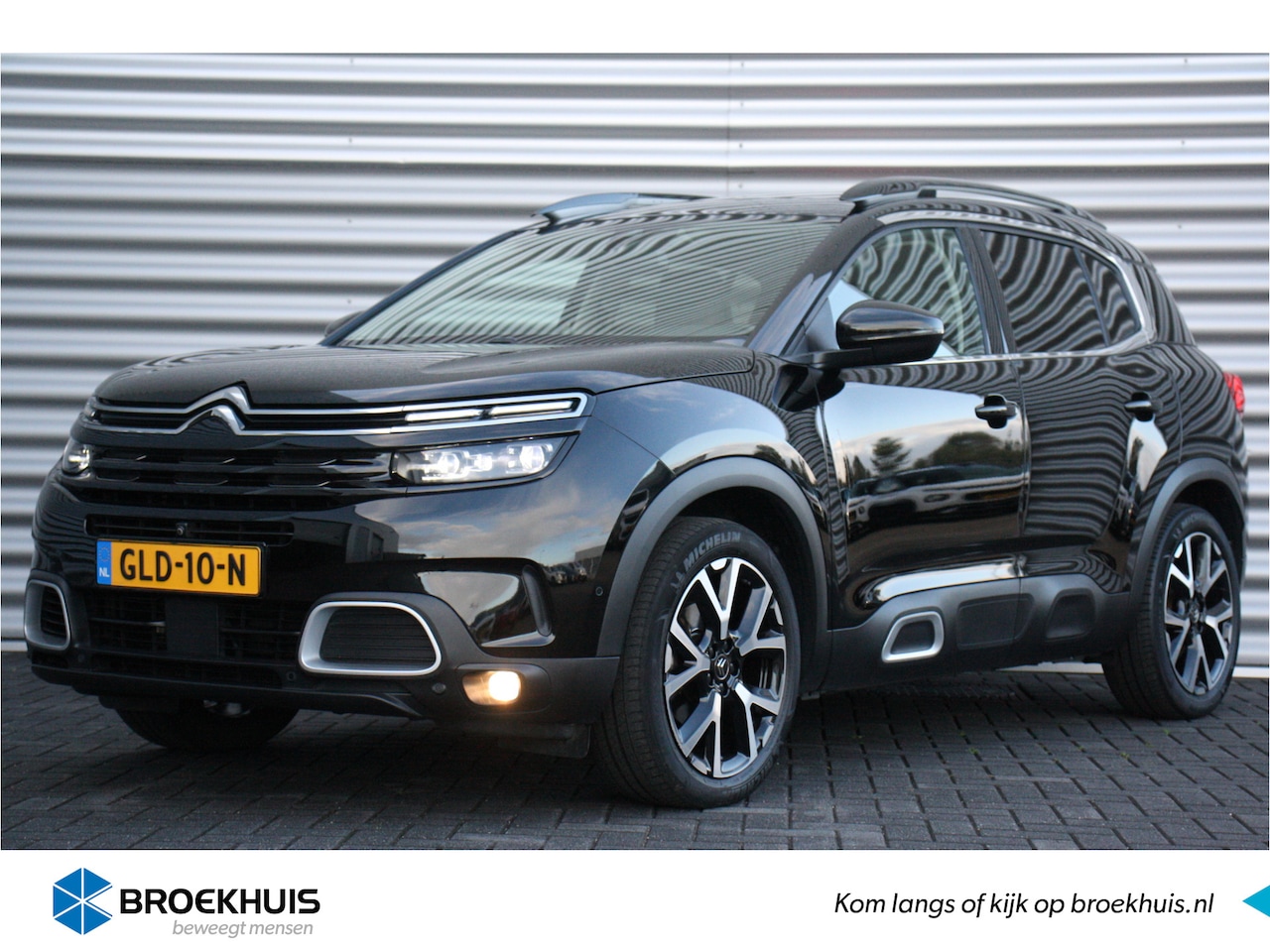 Citroën C5 Aircross - 1.2 PURETECH 130PK SHINE AUTOMAAT / NAVI / LEDER / CLIMA / LED / PDC / 19" LMV / CAMERA / - AutoWereld.nl