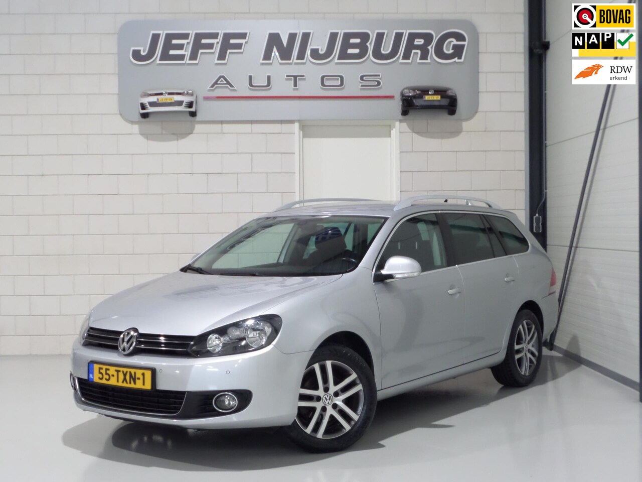 Volkswagen Golf Variant - 1.2 TSI Highline "Origineel NL!" 1e eigenaar! Navigatie Bluetooth Parkeersensoren Alcantar - AutoWereld.nl