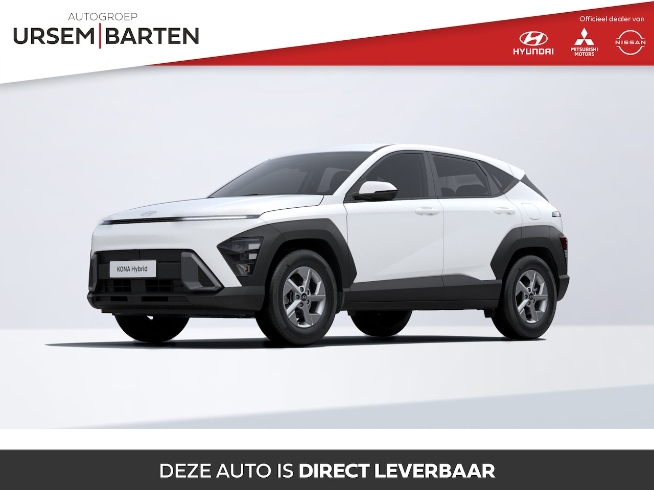 Hyundai Kona - 1.6 GDI HEV Comfort | VAN €35.630 VOOR €32.630 Atlas White - AutoWereld.nl