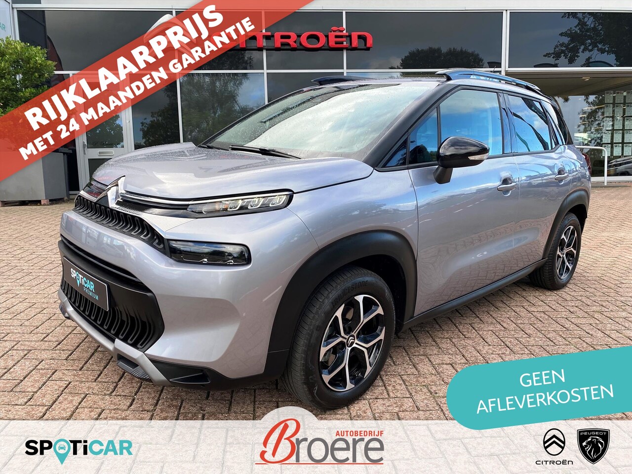 Citroën C3 Aircross - 1.2 Turbo 110pk Plus | parkeersensoren, navigatie, keyless, head up display, dab, apple ca - AutoWereld.nl