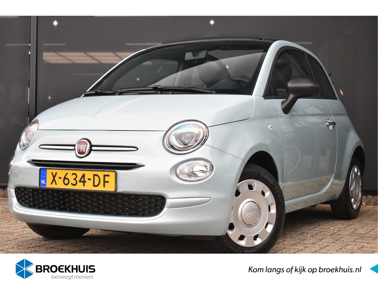 Fiat 500 - Cabrio 1.0 Hybrid | Navigatie by App | Nieuwstaat! | Airco | Apple Carplay | Android Auto - AutoWereld.nl