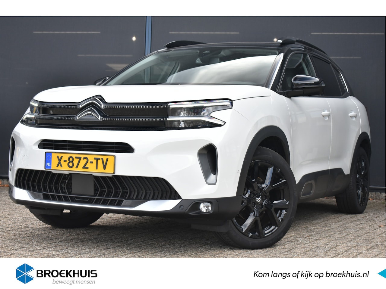 Citroën C5 Aircross - 1.2 Hybrid ë-Series 136pk Automaat | Leder | Elektr. Stoelen | Adaptive Cruise | Stoelverw - AutoWereld.nl