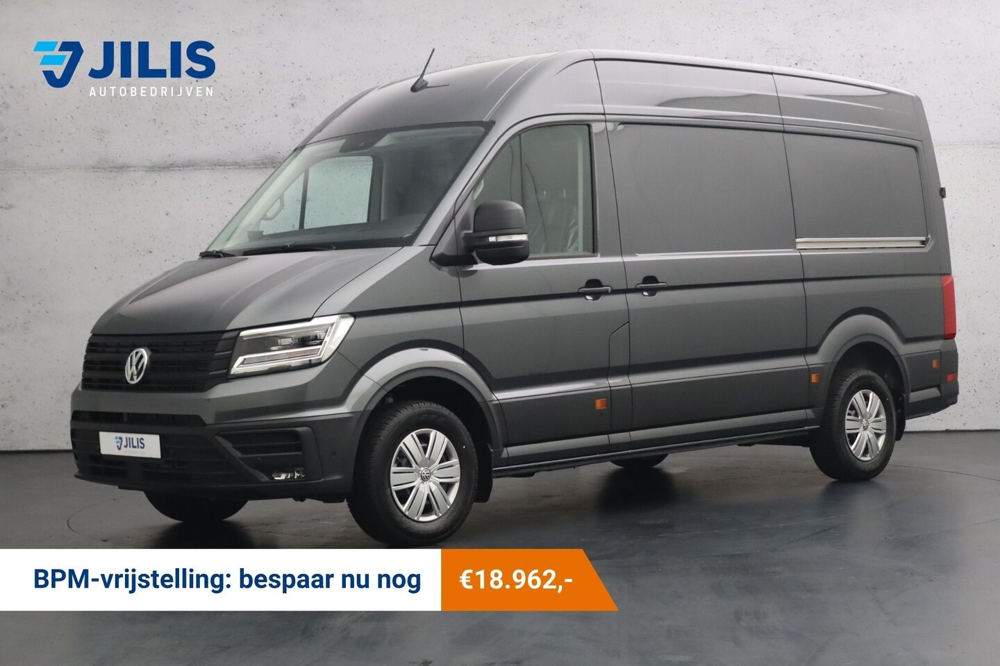 Volkswagen Crafter - 2.0 TDI L3H3 177PK DSG Automaat | 2x schuifdeur | Lederen bekleding | LED koplampen | Appl - AutoWereld.nl