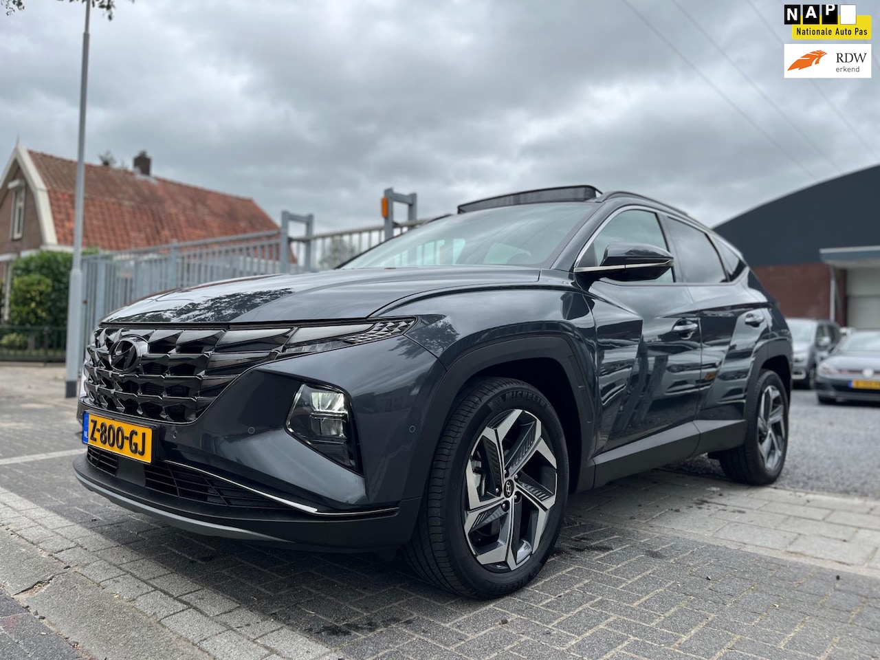 Hyundai Tucson - 1.6 T-GDI HEV Premium SKY | Panoramadak | 360* camera | Afn.trekhaak | - AutoWereld.nl