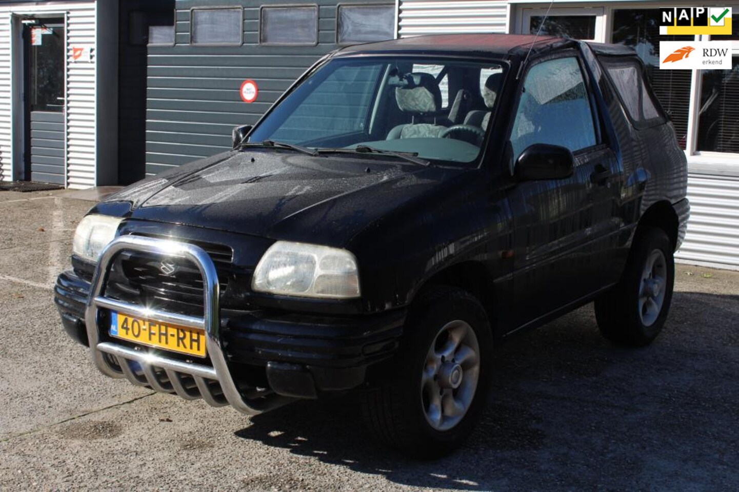 Suzuki Grand Vitara - 2.0 Cabrio soft top, hardtop aanwezig, 183dkm!, netjes en geen roest, ruime apk, LET OP di - AutoWereld.nl