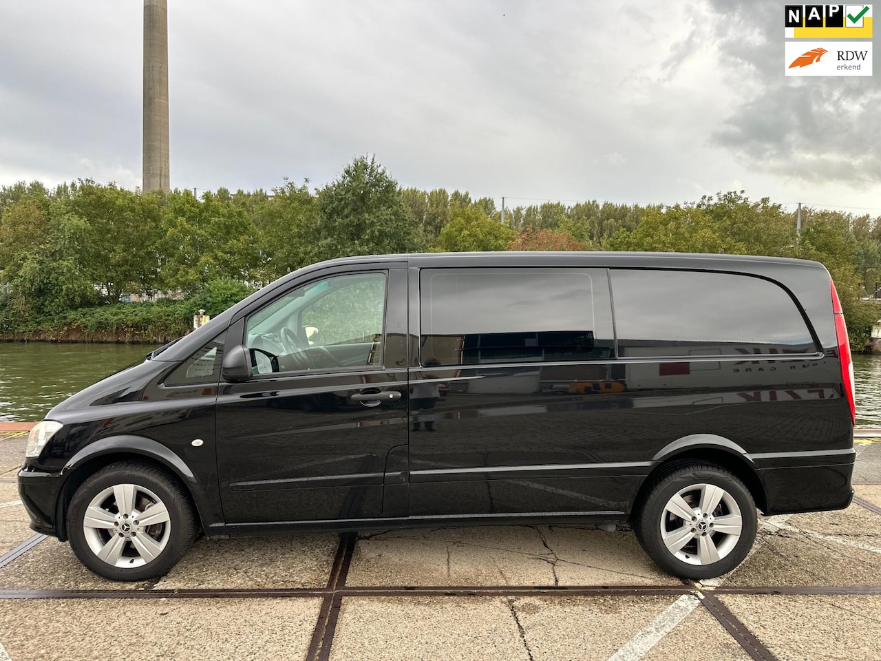 Mercedes-Benz Vito - Vito XL. AUTOMAAT. DUBB. CABINE. 5 PERS. AIRCO. CRUISE CONTR. TREKHAAK - AutoWereld.nl