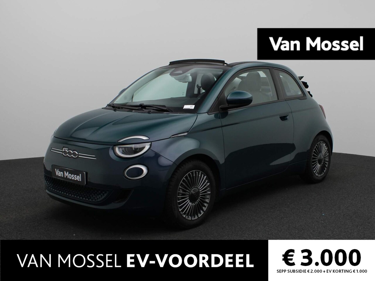 Fiat 500 C - Icon 42 kWh | Navi | ECC | PDC | LMV | Cam | LED | - AutoWereld.nl