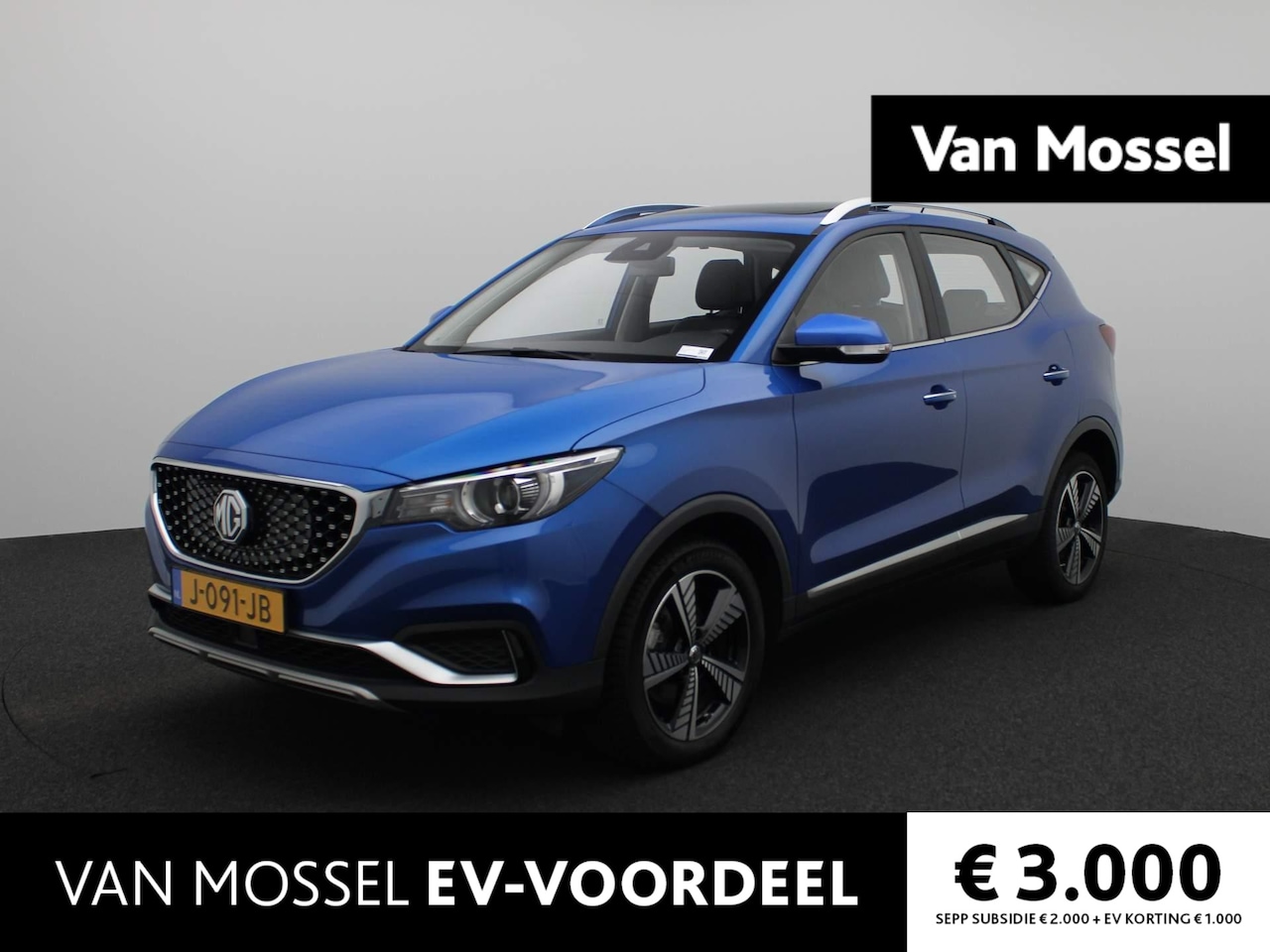 MG ZS - EV Luxury 45 kWh | NAVIGATIE | ACHTERUITRIJCAMERA | AIRCO | PANORAMA-DAK | LEDEREN BEKLEDI - AutoWereld.nl