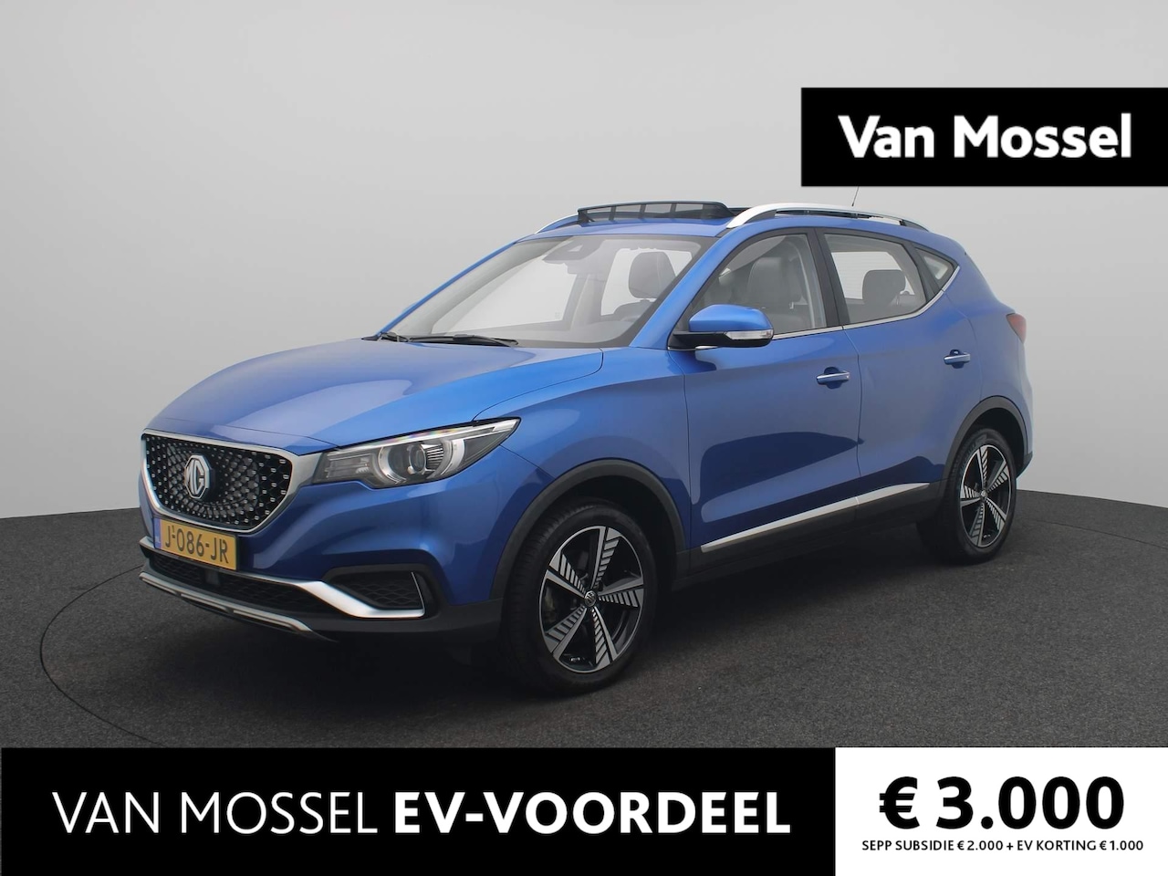 MG ZS - EV Luxury 45 kWh | AIRCO | Navigatie | LEER | LMV | Schuif-Kanteldak | Camera - AutoWereld.nl