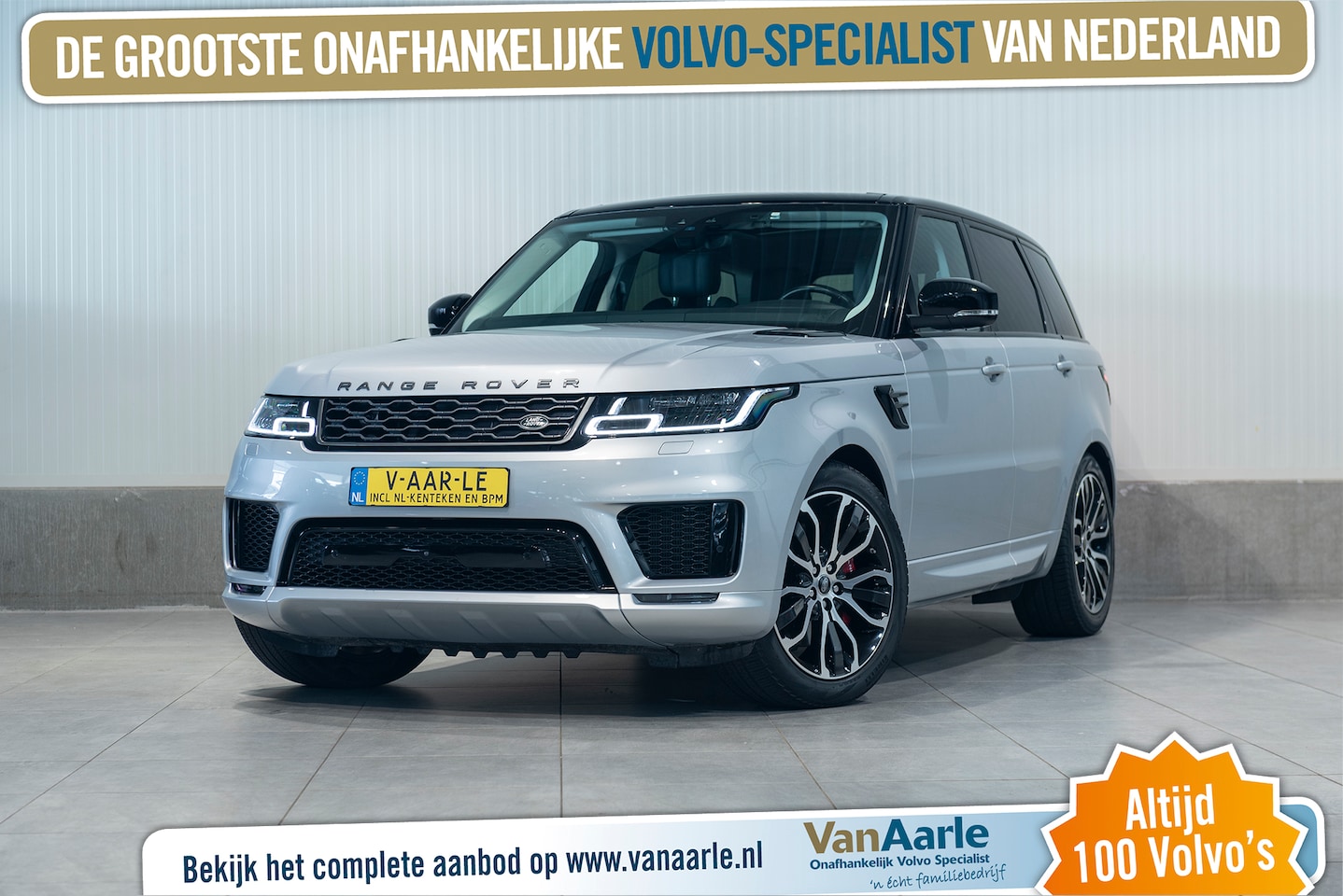 Land Rover Range Rover Sport - Aut. P400 HSE Dynamic Stealh Panoramadak 360Parkeercamera Stoelverwarming 404pk - AutoWereld.nl