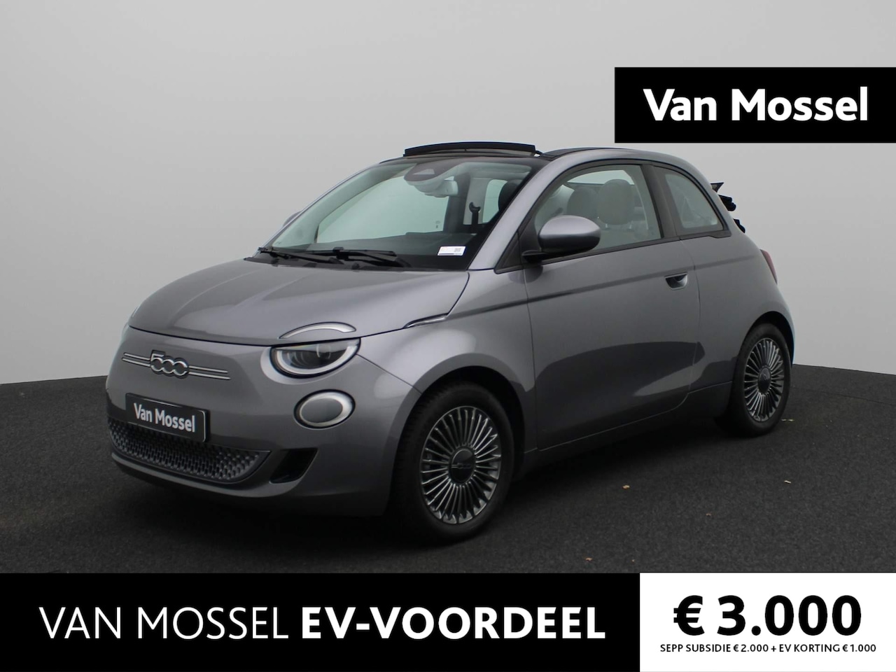 Fiat 500 C - Icon 42 kWh | Navi | ECC | LED | LMV | Cam | - AutoWereld.nl