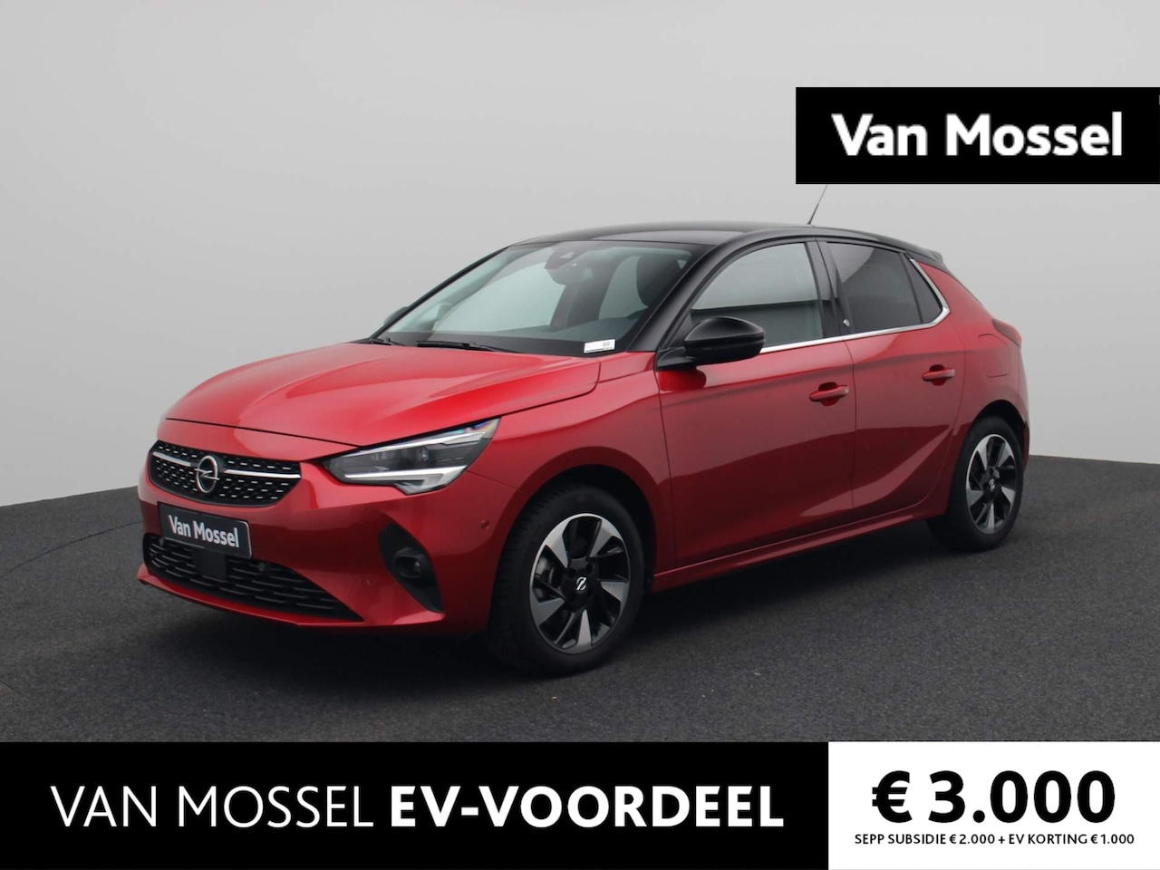 Opel Corsa-e - Elegance 50 kWh | HALF-LEDER | NAVIGATIESYSTEEM | ACHTERUITRIJCAMERA | LED | - AutoWereld.nl