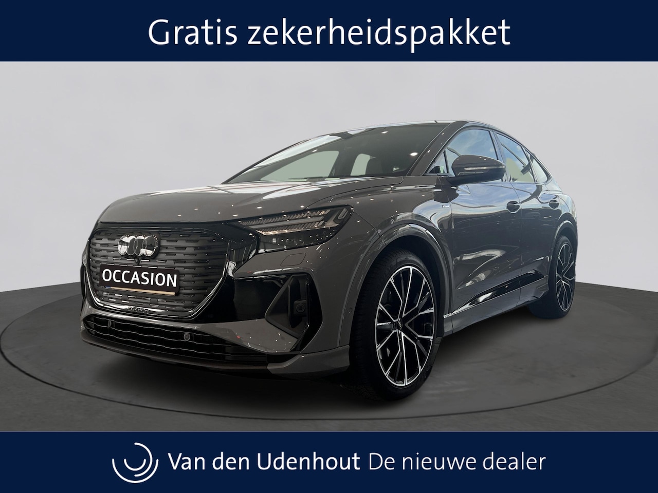 Audi Q4 Sportback e-tron - 50 Quattro 300PK S edition 21" LM / Optiekpakket zwart / Stoelverwarming - AutoWereld.nl