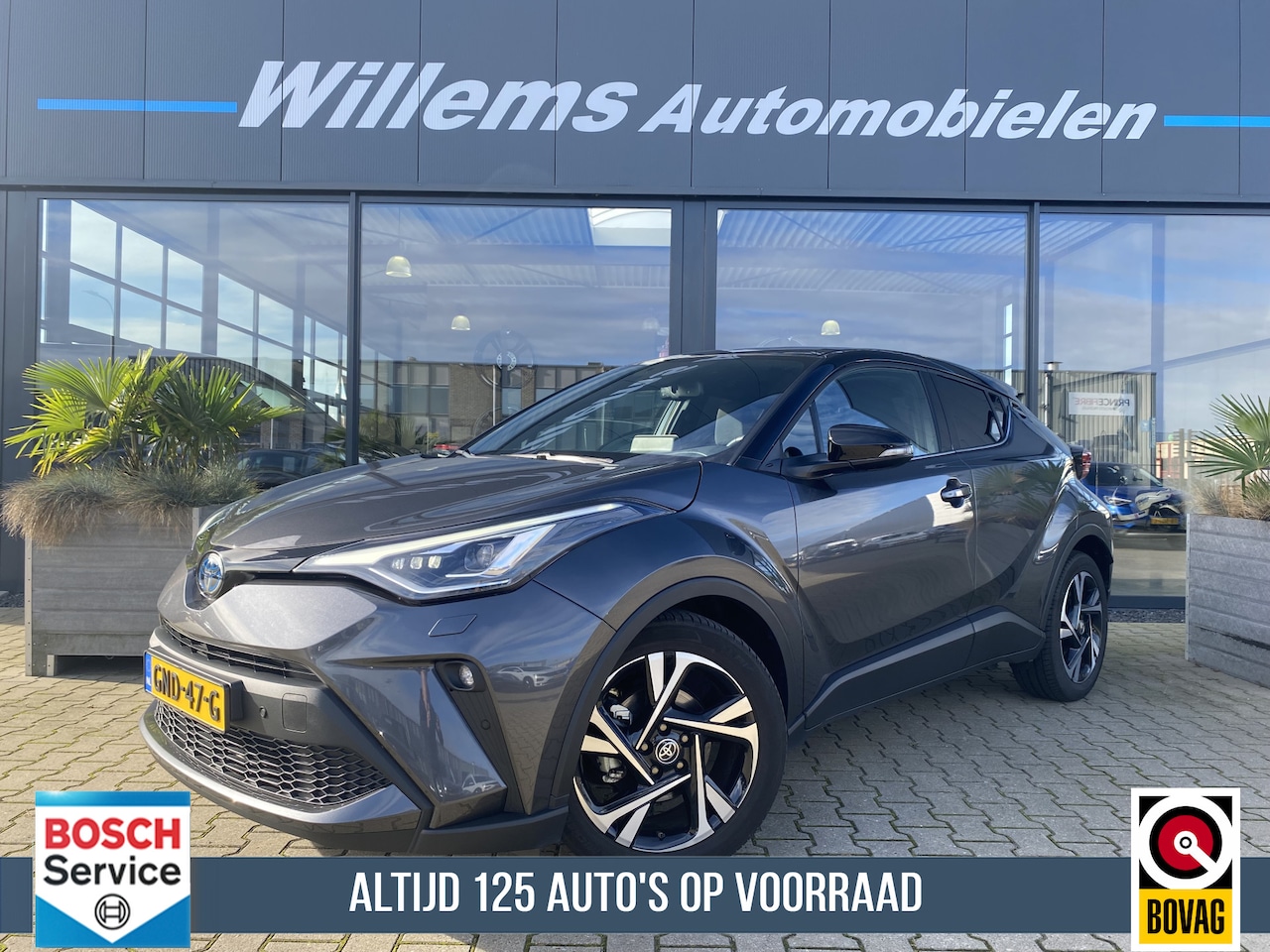 Toyota C-HR - 1.8 Hybrid Dynamic Bi- Tone Adaptive Cruise, Stoel & Stuurverwarming, App- Connect - AutoWereld.nl