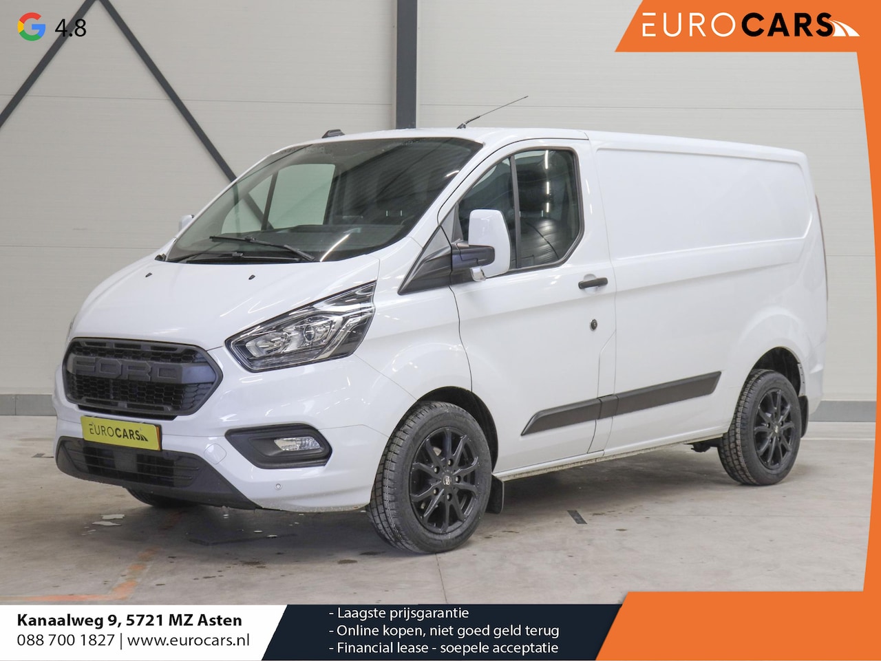 Ford Transit Custom - 130PK Automaat L1H1 Trend Raptor Edition Navi Airco Bluetooth Cruise Trekhaak - AutoWereld.nl