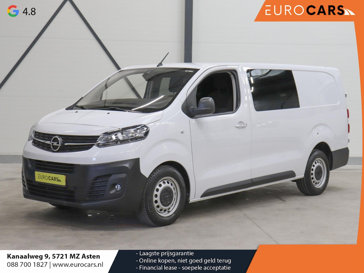 Opel Vivaro - 145pk L3H1 Dubbele Cabine Edition Automaat Airco Airco|Navi|Cruise Control|Carplay|Trekhaa - AutoWereld.nl