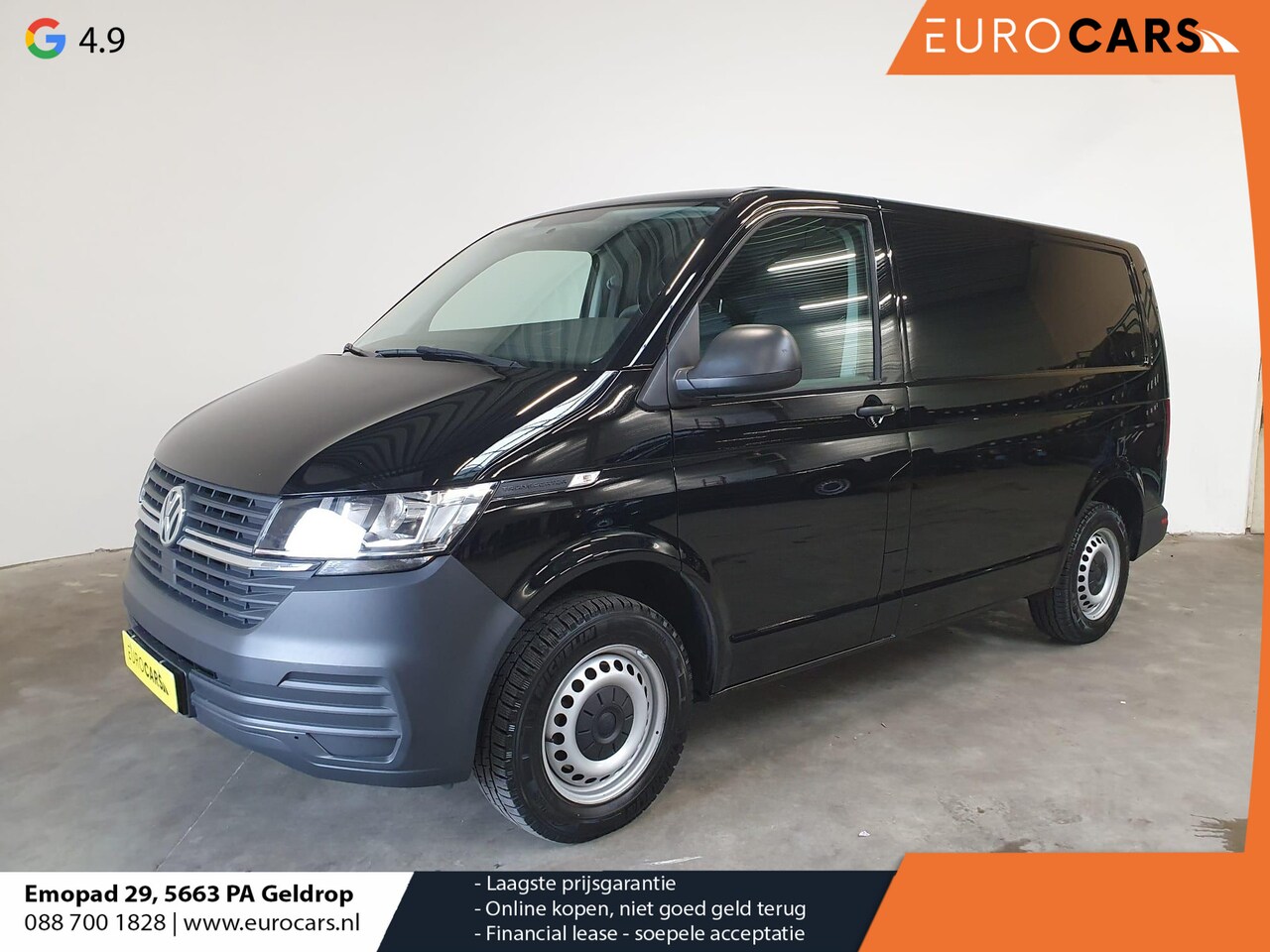 Volkswagen Transporter - 6.1 2.0 TDI L1H1 Airco Bluetooth Cruise Control Trekhaak - AutoWereld.nl