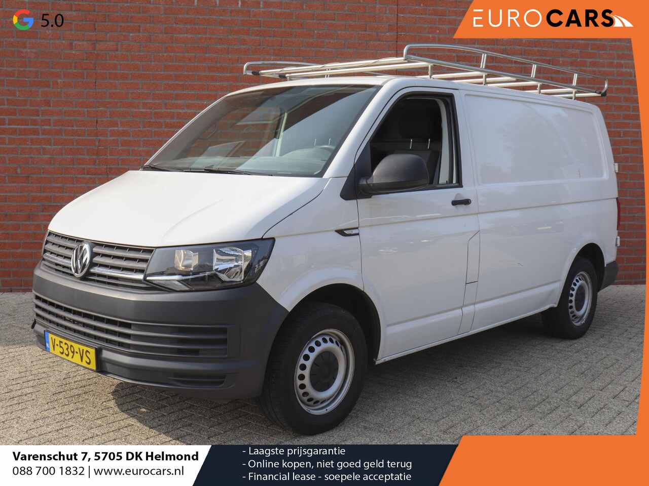 Volkswagen Transporter - 2.0 TDI L1H1 Trendline Airco Navigatie Trekhaak Imperiaal - AutoWereld.nl