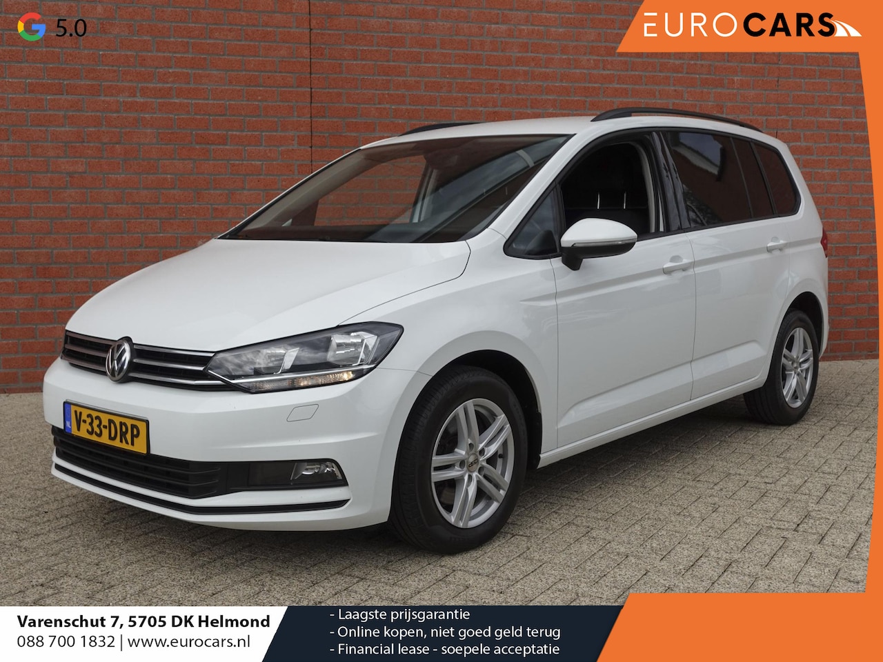 Volkswagen Touran - 2.0 TDI Comfortline VAN Automaat Airco Bluetooth Cruise Navi - AutoWereld.nl