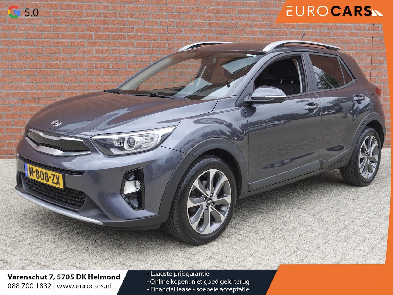 Kia Stonic - 1.0 T-GDi DynamicLine Navigatie Climate Control Parkeersensoren achter Lichtmetalen Velgen - AutoWereld.nl