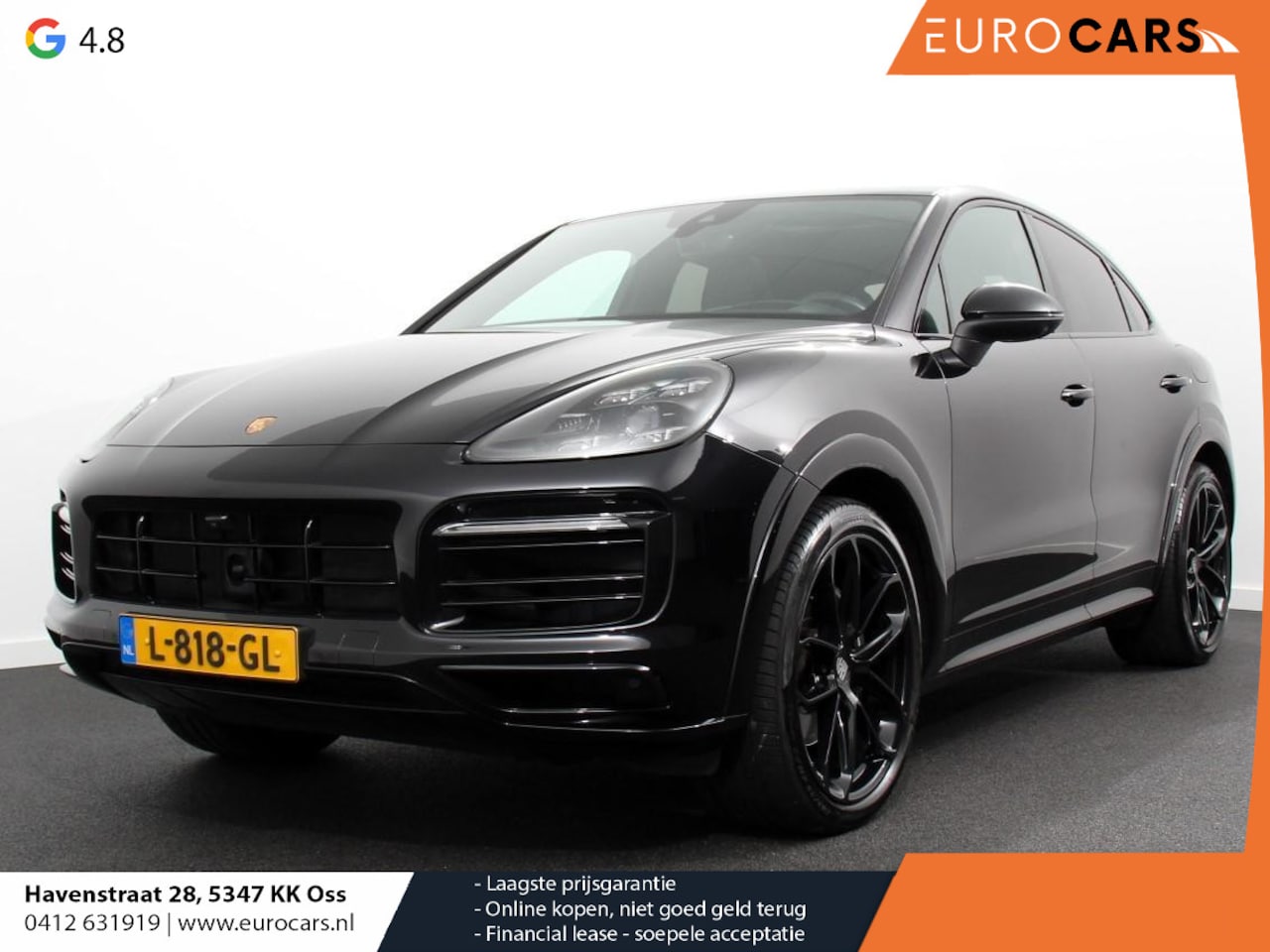 Porsche Cayenne Coupé - 3.0 E-Hybrid Luchtvering | Leder | Panoramadak | Camera | Navigatie | Elektrisch bedienbar - AutoWereld.nl