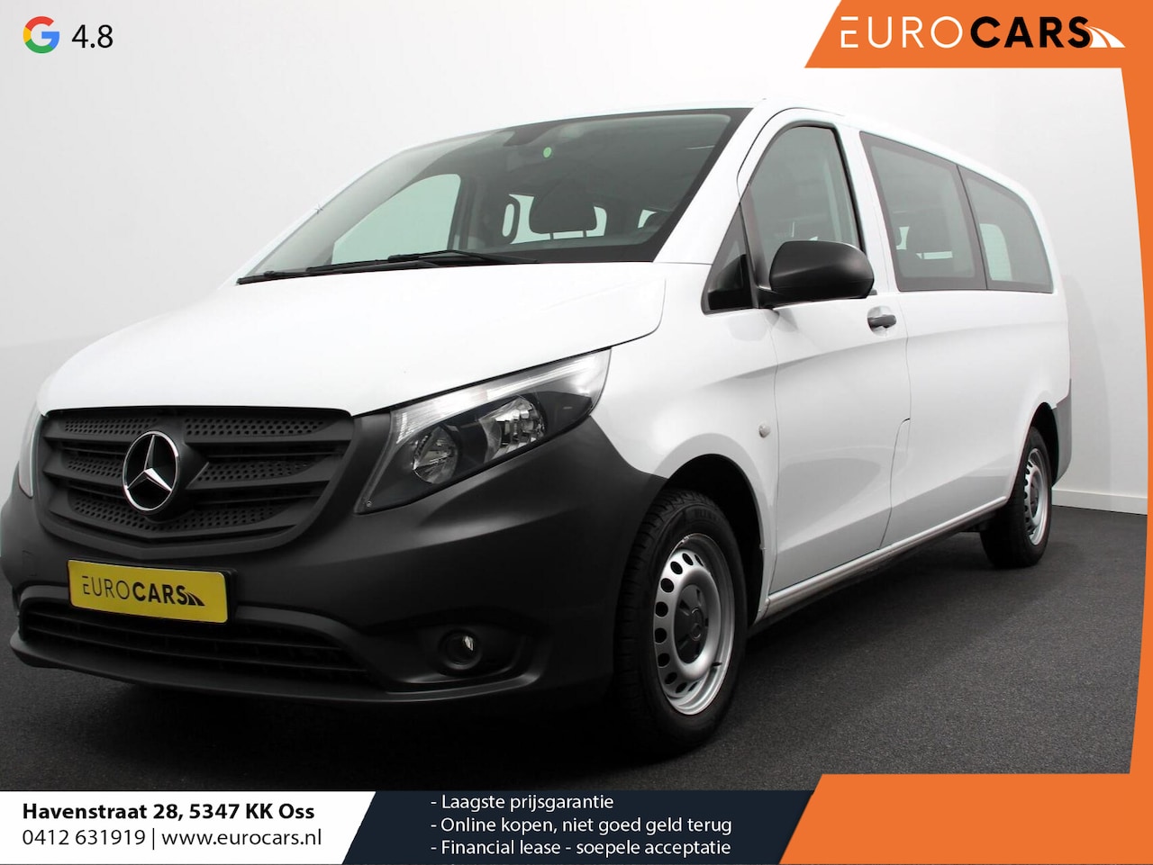 Mercedes-Benz Vito Tourer - 114 CDI Automaat Pro Extra Lang 8 persoons | Navigatie | Airco | Cruise Control | - AutoWereld.nl