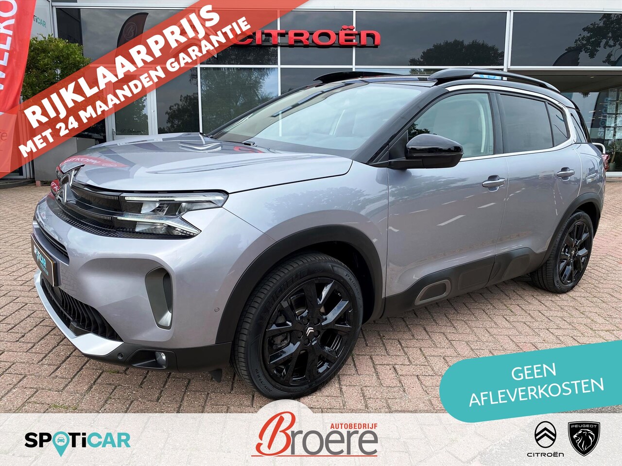 Citroën C5 Aircross - 1.2 Mild Hybrid 136pk e-DCS6 Automaat ë-Series | adaptive cruise, 19 inch velgen, keyless, - AutoWereld.nl