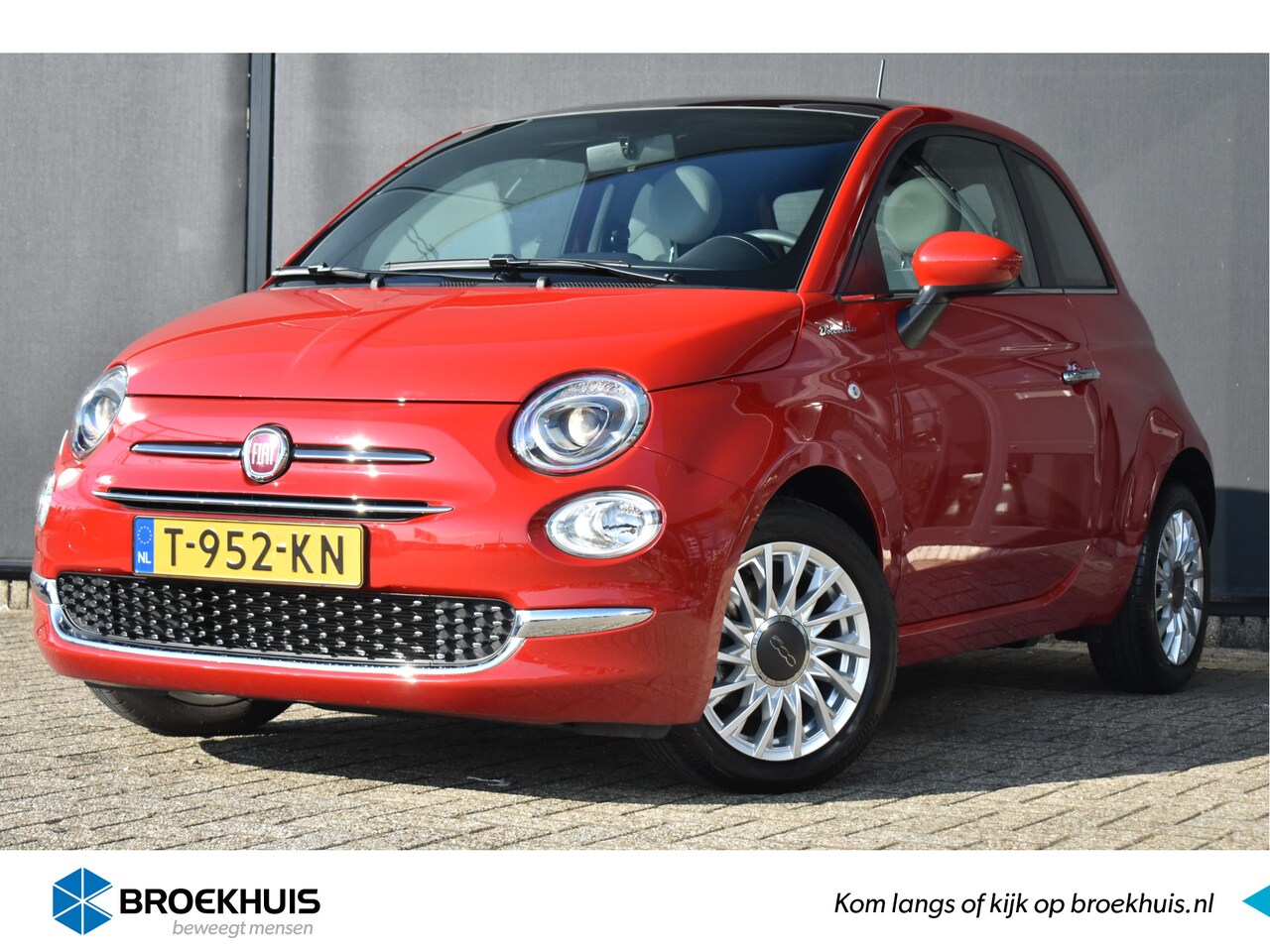 Fiat 500 - 1.0 Hybrid Dolcevita | Navigatie | Panoramadak | Airco | 15"LMV | Snelheidsbegrenzer | App - AutoWereld.nl