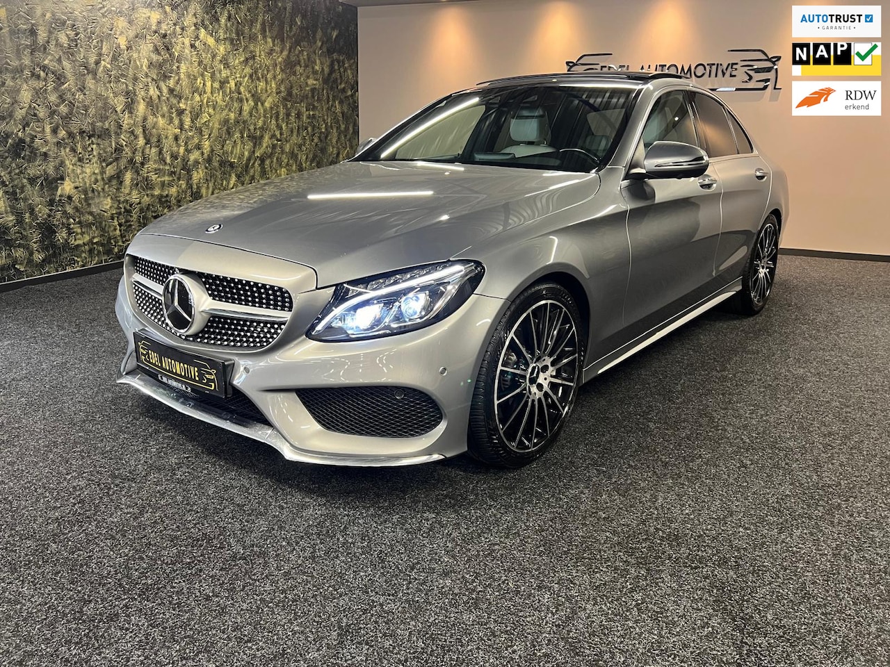 Mercedes-Benz C-klasse - 350 e Lease Edition-PANO-360 CAM-LUCHVERING-FULL OPTIE-NAP - AutoWereld.nl