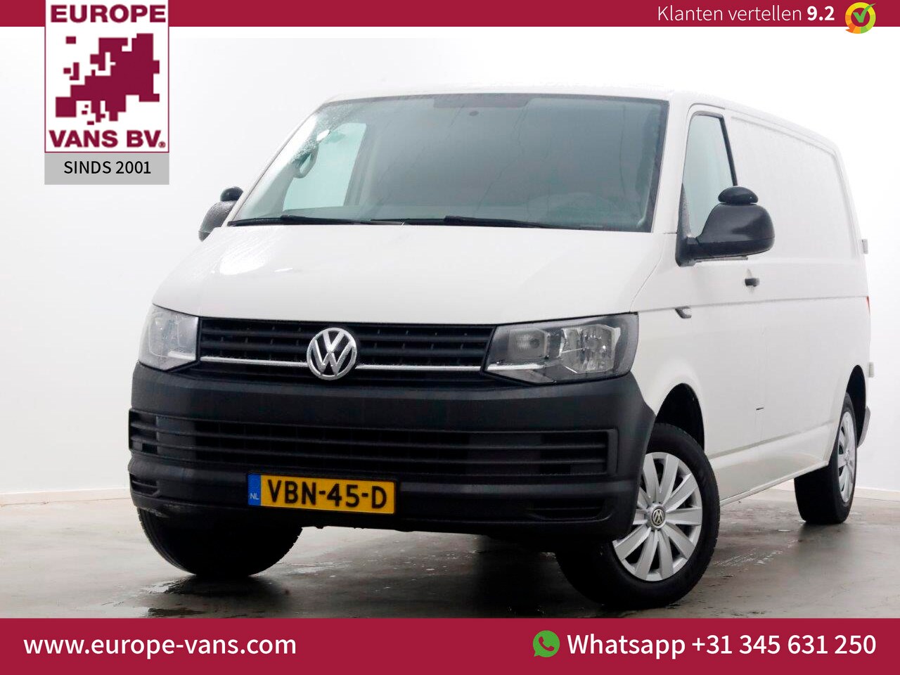 Volkswagen Transporter - T6 2.0 TDI 102pk E6 Lang Airco 08-2019 - AutoWereld.nl