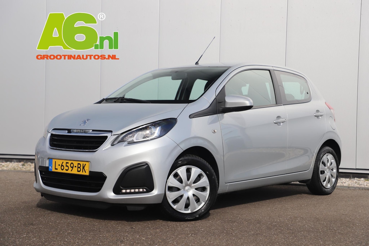 Peugeot 108 - 1.0 e-VTi Active NAP! Airco Radio Bluetooth Elektrische Ramen LED Metallic - AutoWereld.nl