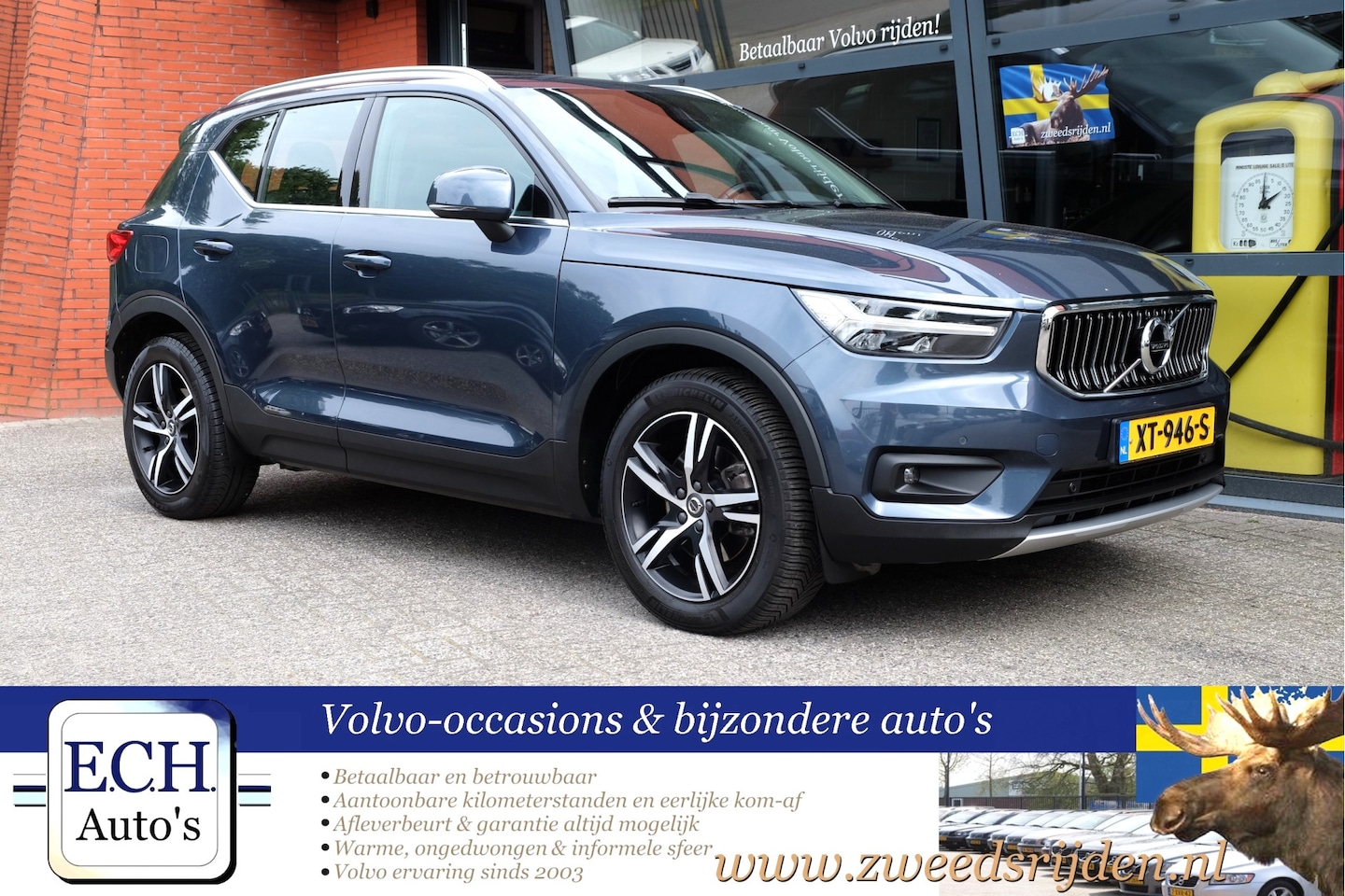 Volvo XC40 - 2.0 T4 190 pk Aut. Inscription, Elektr. stoelen, Panoramadak, Leer, Trekhaak - AutoWereld.nl