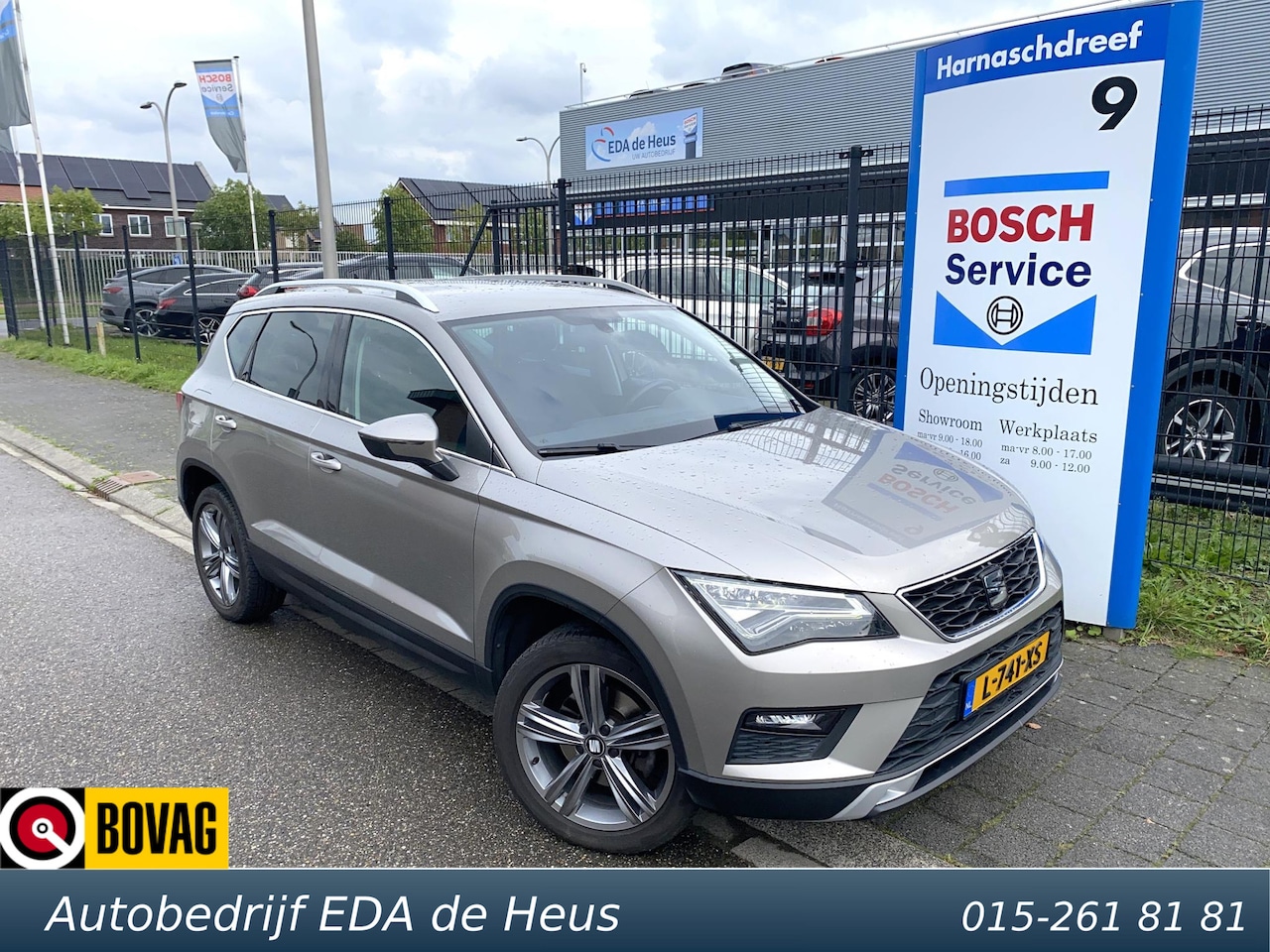 Seat Ateca - 1.4 EcoTSi DSG7-autom. Style Business Intense met o.a. full LED koplampen, trekhaak, navig - AutoWereld.nl