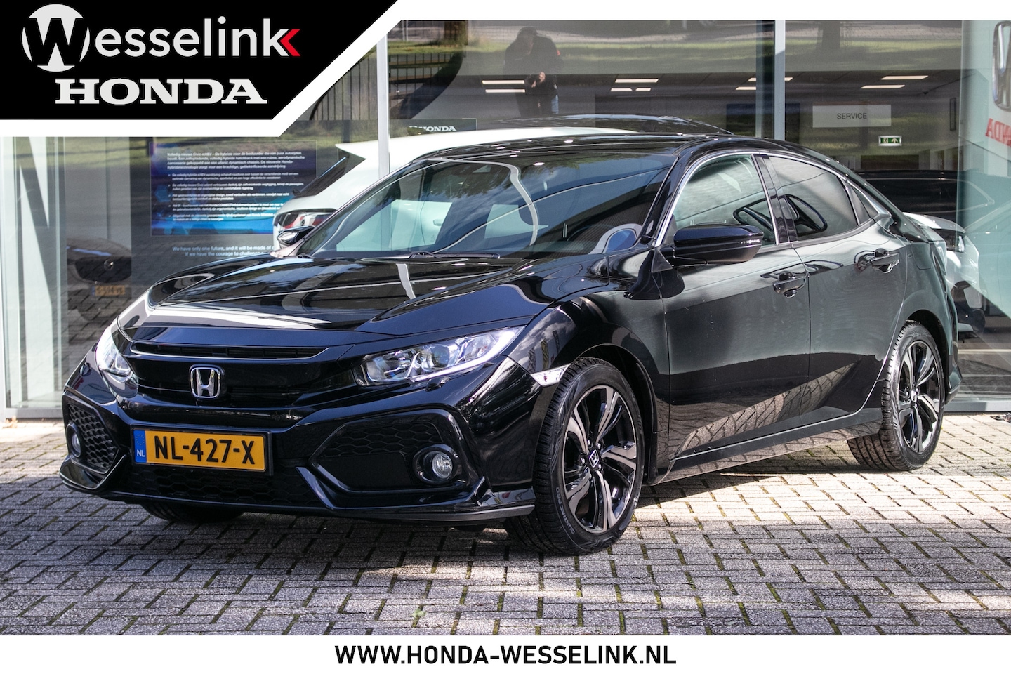 Honda Civic - 1.0 i-VTEC Elegance - All in rijklaarprijs | Navi/camera | Dealer ond. | Cruise-contr - AutoWereld.nl