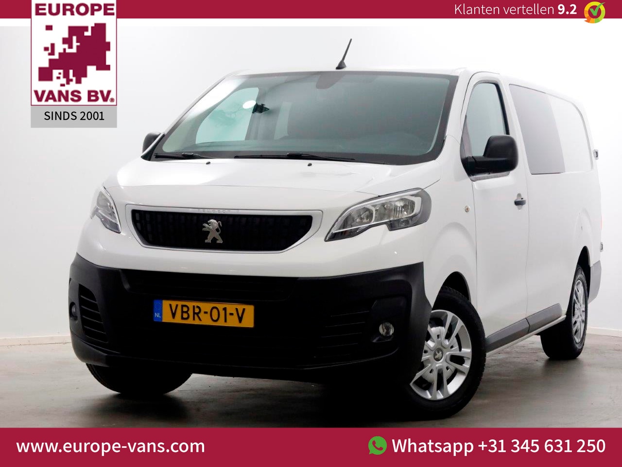 Peugeot Expert - 2.0 BlueHDI 120pk E6 Lang Premium D.C. Airco/Navi 08-2019 - AutoWereld.nl