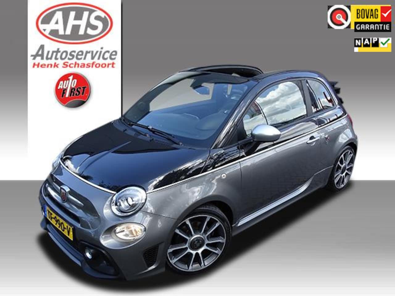 Fiat 500 C - 1.4 T-Jet Abarth Turismo 1.4 T-Jet Abarth Turismo 165PK , NL-auto, leer , navigatie,etc - AutoWereld.nl