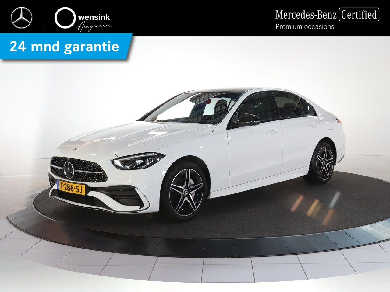 Mercedes-Benz C-klasse - 300 e AMG Line Night | Memorypakket | Panoramadak | Rijassistentie PLUS | Sierdelen openpo - AutoWereld.nl