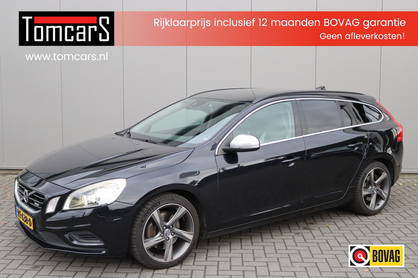 Volvo V60 - 3.0 T6 305PK Automaat AWD R-Design Navigatie/Adaptive-Xenon/Stoelverwarming - AutoWereld.nl