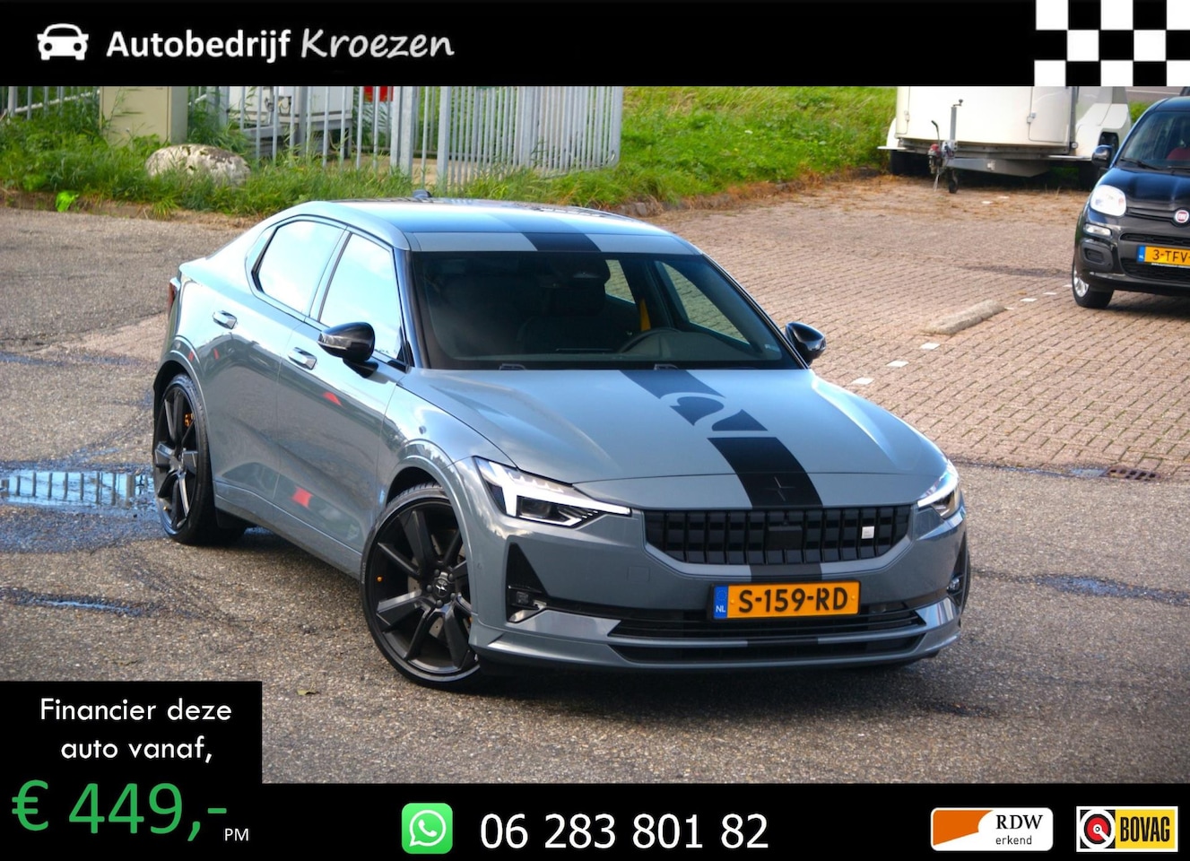 Polestar 2 - Long Range Dual Motor BST Edition 270 78 kW | 360 Camera | Pano | - AutoWereld.nl