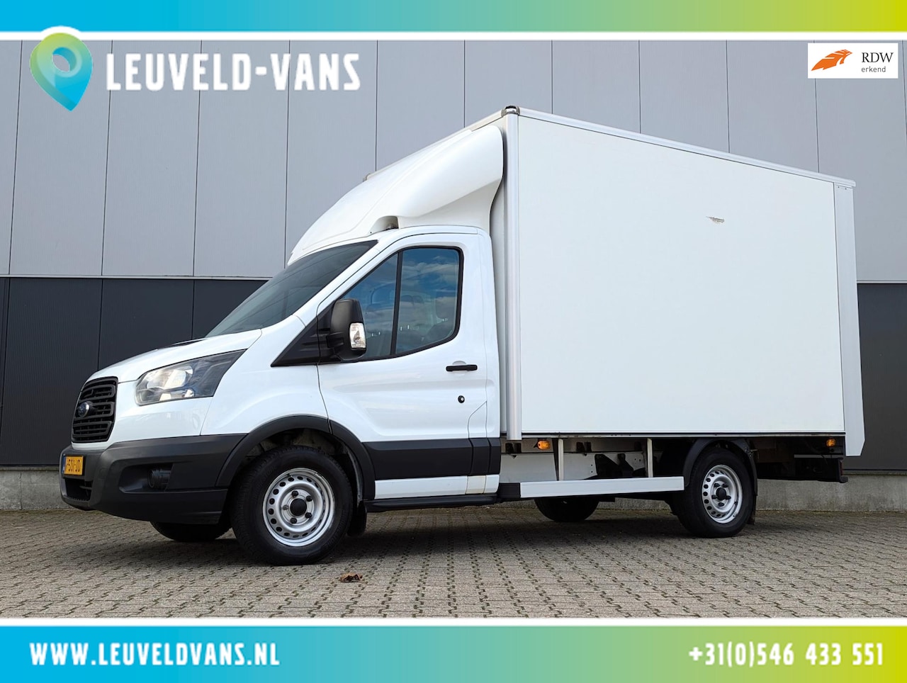 Ford Transit - 350 2.0 TDCI 105PK BAKWAGEN MET LAADKLEP CRUISE AIRCO CAMERA 3 ZITTER - AutoWereld.nl